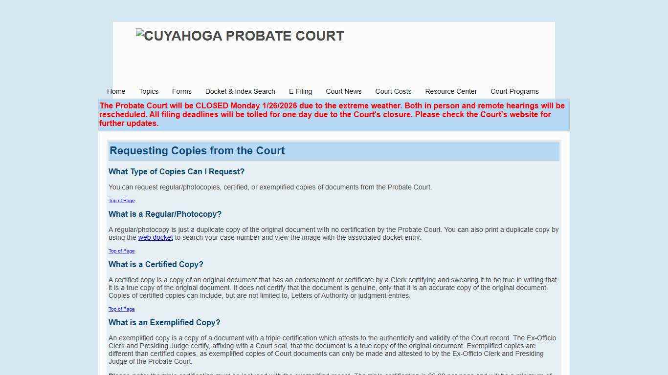 Cuyahoga County Probate Court